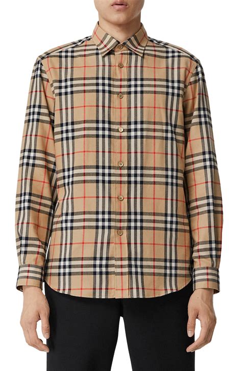 burberry button up.